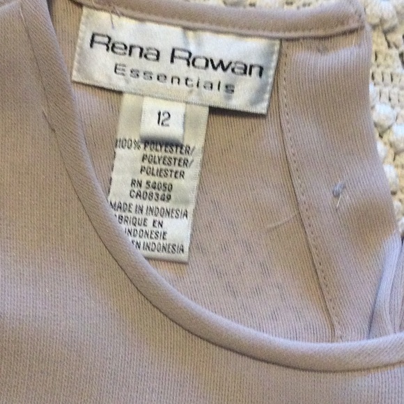 Sleeveless Top mauve color - Picture 3 of 4